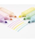 Textmarkere Kidea - 6 culori, pastel - 2t