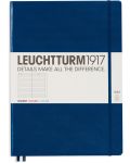 Agenda Leuchtturm1917 Master Slim - А4+, pagini liniate, Navy - 1t