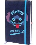 Caiet Cerda Disney: Lilo & Stitch - Weirdos Have More Fun, A5	 - 1t
