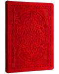 Carnețel Victoria's Journals Old Book - А5, roșu - 2t
