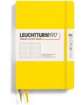 Caiet Leuchtturm1917 Paperback - B6+, galben, pagini cu puncte, copertă rigidă - 1t