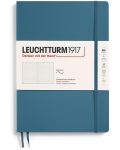 Caiet Leuchtturm1917 Composition - B5, albastru, pagini cu puncte, copertă moale - 1t