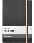 Caiet Hugo Boss Iconic - A5, cu foi albe, negru - 1t