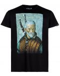 Tricou CD Projekt Red Games: The Witcher - Geralt van Gogh - 1t