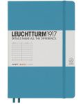 Agenda Leuchtturm1917 Notebook Medium  A5  - Albastru deschis, pagini liniate - 1t