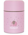 Termos pentru hrana Miniland - Roz, 600 ml - 1t
