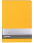 Caiet Hugo Boss Essential Storyline - B5, cu linii, galben - 1t