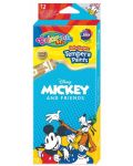 Colorino Disney Mickey and Friends Vopsele tempera 12 culori in tuburi 12 ml - 1t