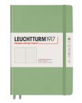 Caiet agenda Leuchtturm1917 Muted Colors - А5, verde, linii punctate - 1t