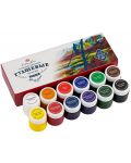 Neva Palette Master Class Tempera Paint - 12 culori, 40 ml - 2t