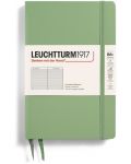 Caiet Leuchtturm1917 Paperback - B6+, verde deschis, liniat, copertă rigidă - 1t