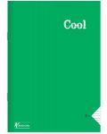 Caiet Keskin Color - Cool, A4, 100 de foi, rânduri largi, asortiment - 2t