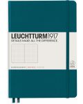 Agenda Leuchtturm1917 Rising Colors - А5, pagini punctate, Pacific Green - 1t