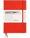 Caiet Leuchtturm1917 New Colours - A5, pagini punctate, Lobster, coperte rigide - 1t