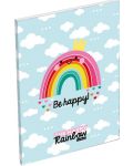 Carnetel A7 Lizzy Card Happy Rainbow - 1t