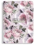 Caiet Black&White Crystal Garden - В5, 80 foi, sortiment - 2t