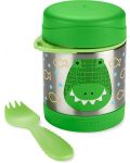 Recipient termoizolant pentru mâncare Skip Hop Zoo - 325 ml, crocodil - 2t