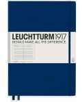 Agenda Leuchtturm1917 Master Classic - A4+, pagini liniate, Navy - 1t