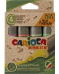 Marker pentru text Carioca Eco Family - Memolight, 4 culori - 1t