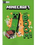 Caiet școlar Minecraft Jolly - A4, 50 de coli,rânduri largi, sortiment - 2t