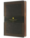 Caiet Victoria's Journals Old Book - Copertă rigidă, 128 de foi, liniate, format A5, sortiment - 2t
