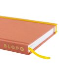Caiet Blopo cu copertă din in - The Flamingo, pagini punctate - 2t