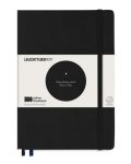 Caiet agenda Leuchtturm1917 Bauhaus 100 - А5, negru, linii punctate - 1t