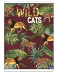 Carnet Lastva Wild Cats - A5, 52 de foi, randuri late, cu 2 campuri, sortiment - 2t
