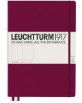 Agenda Leuchtturm1917 - A4+, pagini albe, Port Red - 1t