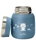 Cutie termică pentru alimente Nuvita - 300 ml, albastru pudră - 2t