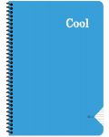 Caiet Keskin Color - Cool, A4, linii late, 72 de foi, asortiment - 1t