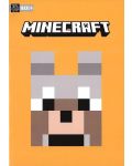 Caiet școlar Minecraft Pixel - A4, 50 de coli, rânduri largi, sortiment - 2t