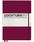 Caiet Leuchtturm1917 Master Slim А4+ - mov, pagini cu puncte - 1t