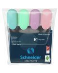 Textmarker Schneider - Job Pastel, 4 culori - 1t