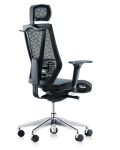 Scaun ergonomic RFG - TECH@LINE, negru - 3t