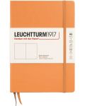 Caiet Leuchtturm1917 New Colours - A5, pagini albe, Apricot, coperte rigide - 1t