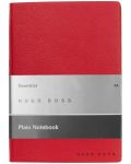Caiet Hugo Boss Essential Storyline - A6, foi albe, roșu - 1t