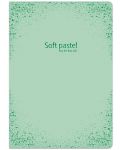 Caiet Lastva Soft Pastel - А5, 52 foi, randuri late, cu 2 campuri, sortiment - 1t