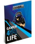 Caiet A7 Lizzy Card Card Gamer 4 Life - 1t