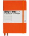Agenda Leuchtturm1917 - А5, pagini liniate, Orange - 1t