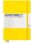 Agenda Leuchtturm1917 Notebook Medium  A5 - Galben, pagini liniate - 1t
