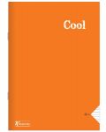 Caiet Keskin Color - Cool, A4, 100 de foi, rânduri largi, asortiment - 1t