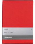Caiet Hugo Boss Essential Storyline - A5, cu linii, roșu - 1t