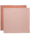 Scutece finet Bebe-Jou - Pure Cotton Pink, 70 х 70 cm, 2 buc - 1t