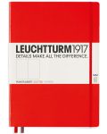 Agenda Leuchtturm1917 Master Slim - А4+, pagini punctate, Red - 1t