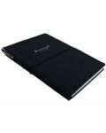 Caiet Victoria's Journals Kuka - Negru, copertă plastică, 96 de foi, format A5 - 3t