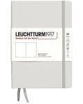 Caiet Leuchtturm1917 Natural Colors - A5, gri, pagini albe, copertă rigidă - 1t