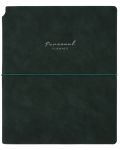 Caiet Victoria's Journals Kuka - Verde închis, copertă plastică, 96 de foi, format B5 - 1t