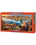 Puzzle panoramic Castorland de 4000 piese - Ultimul soare peste Porto - 1t