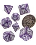 Set de zaruri The Witcher Dice Set: Yennefer - Lilac and Gooseberries - 1t